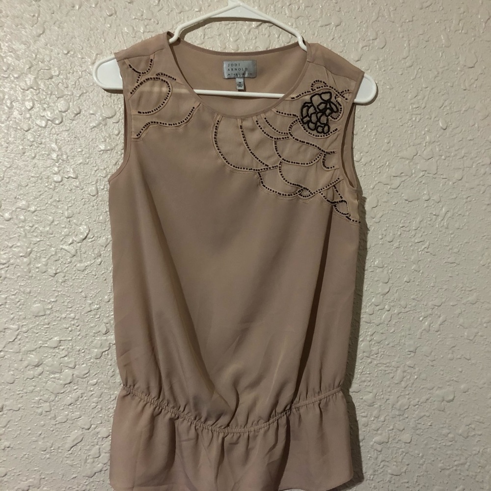 Jodi Arnold for The Limited, tan tank top. size xs